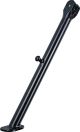 KEDO HeavyDuty Side Stand, 310mm length, for 10mm frame hole and 1 spring (or 2 nested), with stop limiter, black plastic coated