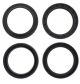 Fork Oil Seals incl. Dust Covers, 1 pair (oil seal: 41x53x8/10.5mm, dust cover: 41x53.5x5.3)