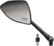 Daytona-Mirror 'MT-Style', LH, CNC-milled, black, incl. adapter M10x1.25, E-approved