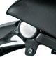 KEDO Rear Frame Cover-Set, 1 pair hard anodised aluminium silver