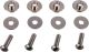 Assembly Set for High T7 Extreme Fender Item 31089-X, 12 pieces (the collars are inserted into the fender from above)