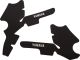 Frame Protection Pads, high-density rubber for additional grip and control when standing, paint protection function