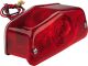 LUCAS-Taillight without Bracket, e-approved, dim. L 49mm, W 118mm, H 54mm, incl. bulb BAY15D 12V 21/5W