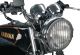 Headlight Grille Scrambler-Style, black coated, fits original 7' headlight, with anti-twist & EasyMount mounting kit