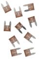 7.5A Mini Blade Type Fuse, brown, dim. approx. 16x11mm, pack of 10