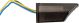 TT Mini Taillight, LED, tinted glass, with licence plate lighting, dimensions approx. 110x 62x27mm, e-approved