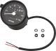 Daytona 'Mechanica II' Speedometer, 140km/h display, 60mm diameter, black housing, black dial, LED illumination, 6-12V, without bracket