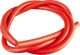 Silikon-Zündkabel, 1m, 7mm Außendurchmesser, 1qmm Kupferkabel, rot (hochwertige Verarbeitung, Ummantelung viel weicher als PVC-Kabel)
