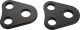 Indicator Bracket 'Mini', 1 pair, black, stainless steel for mini indicators with stem diam.max.10mm, mounting spot upper yoke