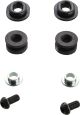 Mounting Kit Complete for Left and Right Side Covers, 8 pcs. rubber and screw set