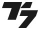 T7 Sticker, foil plotter made of solid-coloured vehicle labelling foil, size approx. 180x130mm, black, 1 piece