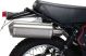 Stainless Steel Silencer, oval, incl. db-killer, intermediate pipe with 35mm connection and mounting material, not street legal