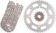 XW-Ring Chain Kit 15T front/47T rear, RK520XRE,114 links, opentype, fine geared front sprocket with 9.5mm FLANGE, incl. clip- and rivet chain joint