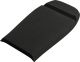 Seat Foam, cell rubber without cover, black, suitably milled for seat bench cusp type JVB0054, self-adhesive bottom