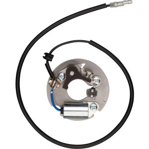 Replica Breaker Contact Plate, stainless steel base plate with OEM contact, condenser, ready-to-mount incl. wiring & sealing rubber