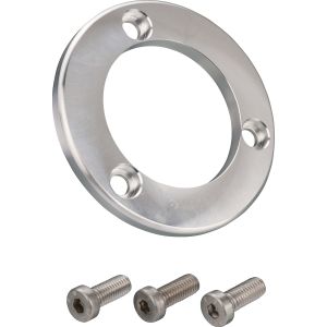 Aluminium Brake Disc Flange Cover, anodised incl. stainless steel bolts (front wheel hub on the right, replaces original plastic cover 1L9-25847-00)