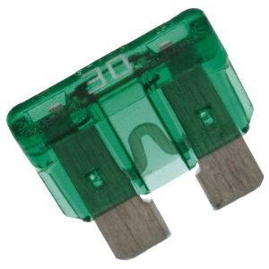 Fuse, Blade Type Midi (Car Standard), light green (30A), dimensions approx. 19x19mm