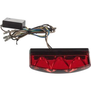 LED-Taillight MT-Style, red lens, 'E'-approved, without licence plate lighting