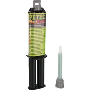 PlastBond 2-Component Plastic Adhesive, filling, gluing and smoothing, 24ml, temperature resistance: -40°C to +140°C, viscous, fast curing
