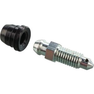 Brake Bleeder Screw M7x1.00, total length 28mm, with rubber cap, OEM reference #1UY-W0048-50