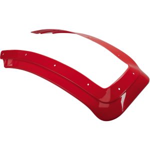 Front Fender Extension Chappy Red, with original mounting holes, suitable for fender item 50783-XX, rivet set see item 50792