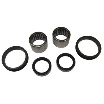 Swing Arm Repair Kit,6 pieces (2x radial needle roller bearing 28x20mm, 2x rubber seal, 2x oil seal)