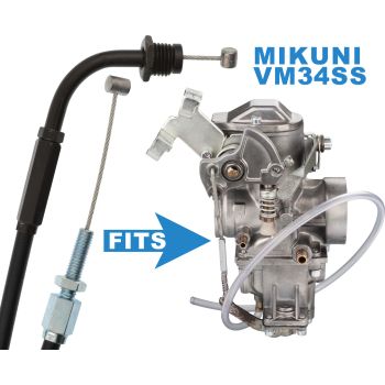 Throttle Cable B (Closer), OEM reference # 2J4-26312-00