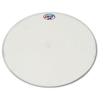 Number Plate Vintage, Oval, White, Size approx. 270x215mm, 1 Piece