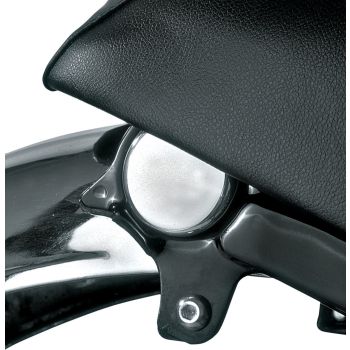 KEDO Rear Frame Cover-Set, 1 pair hard anodised aluminium silver