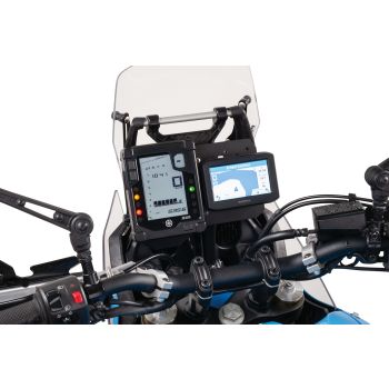 Rally Cockpit Plate, speedometer set to the left, universal mounting option for smartphone, GPS, etc. (requires stabiliser item 31113)
