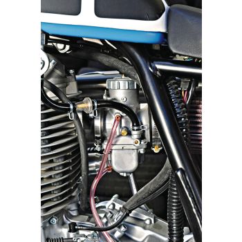 VM36-4 Round Slide Carburettor WITHOUT Mounting Parts, main jet #310, pilot jet #35, Diameter for airbox 62mm, not street legal