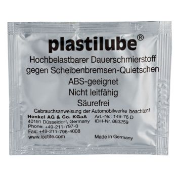 Brake Pad Mounting Paste, 5.5ml, small portion for workshops and travel, can also be used as terminal grease