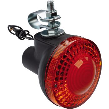 Front Indicator Unit, handlerbar fixing, 1 piece, 'E'-marked (Bulb: BA15s 12V/21W), incl. clamp. We recommend clamp 22311.