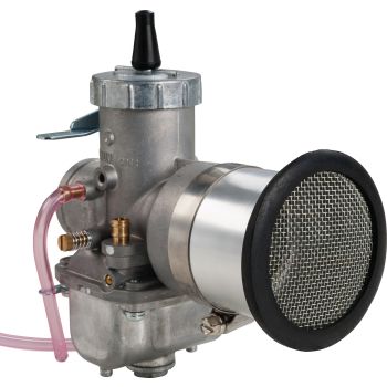 Aluminium Intake Funnel, with sieve and replaceable foam rubber (length 55mm, connection diam. 62mm), incl. stainless steel clamp