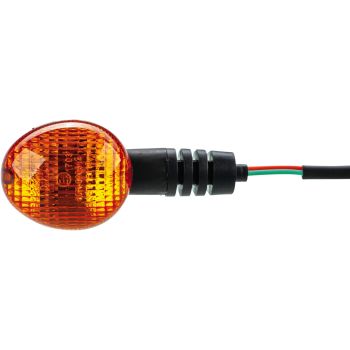 Enduro Indicator Front/Right or Rear/Left, 12V bulb 10W BA15S, screw connection as OEM, indicator arm vibration-decoupled, 1 piece
