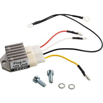 KEDO PlugIn Regulator/Rectifier for 12V Conversion (easy to mount, requires no modification of wiring loom, replaces OEM regulator and rectifier)
