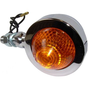 Indicator 'Bullet', Pointy Lens, 1 Piece, 'E'-marked, Stem with M10x1.25-Thread (Bulb: BA15s 12V/10W, 12V/21W see Item 41114)