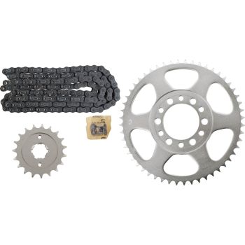 O-Ring Chain Kit 19/52T RK 428XRE (128 Links, Open, incl. Clip Chain Joint)