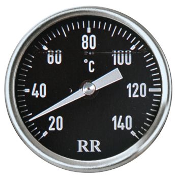 RR Oil Dipstick Thermometer RR34 with BLACK Clock-Face